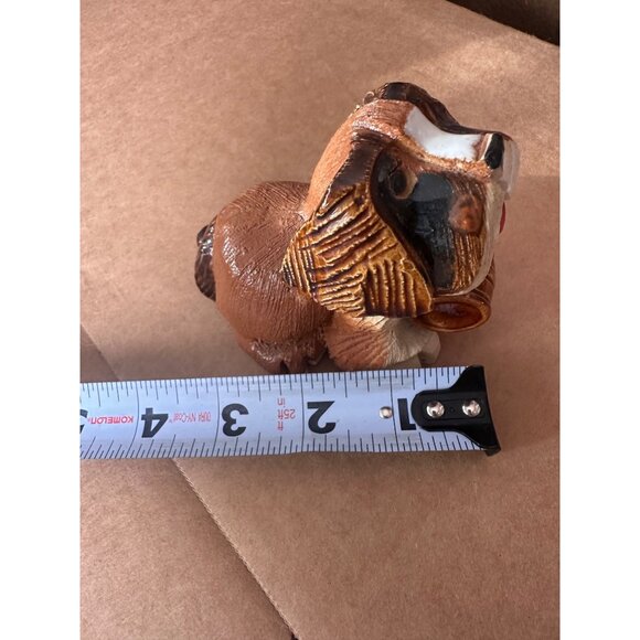 Artesania Rinconada 118 Adult St Bernard Dog Figurine  Glass Tongue Retired - Picture 9 of 10